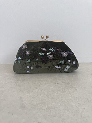 Bag Velvet green