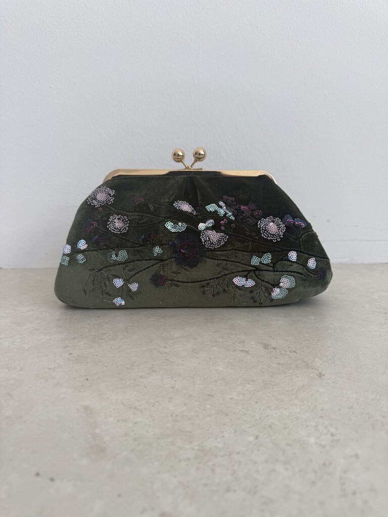 Bag Velvet green 