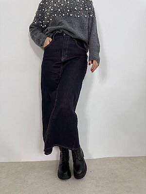 Gonna dark denim