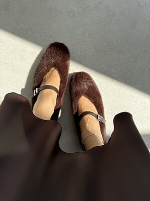 Ballerina FUR cioccolato