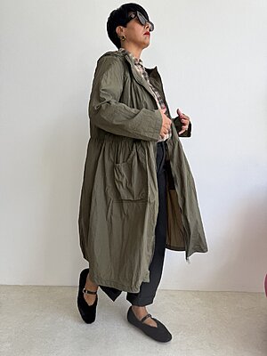 Impermeabile lungo MILITARY