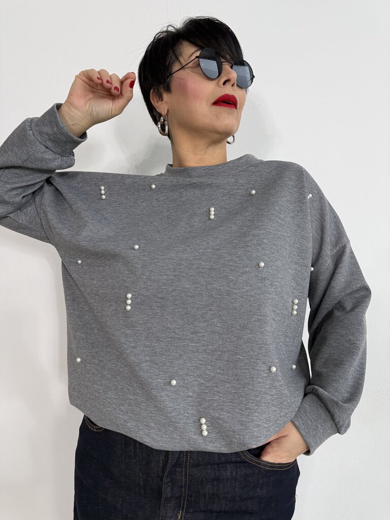 Felpa Perla - Grigio 