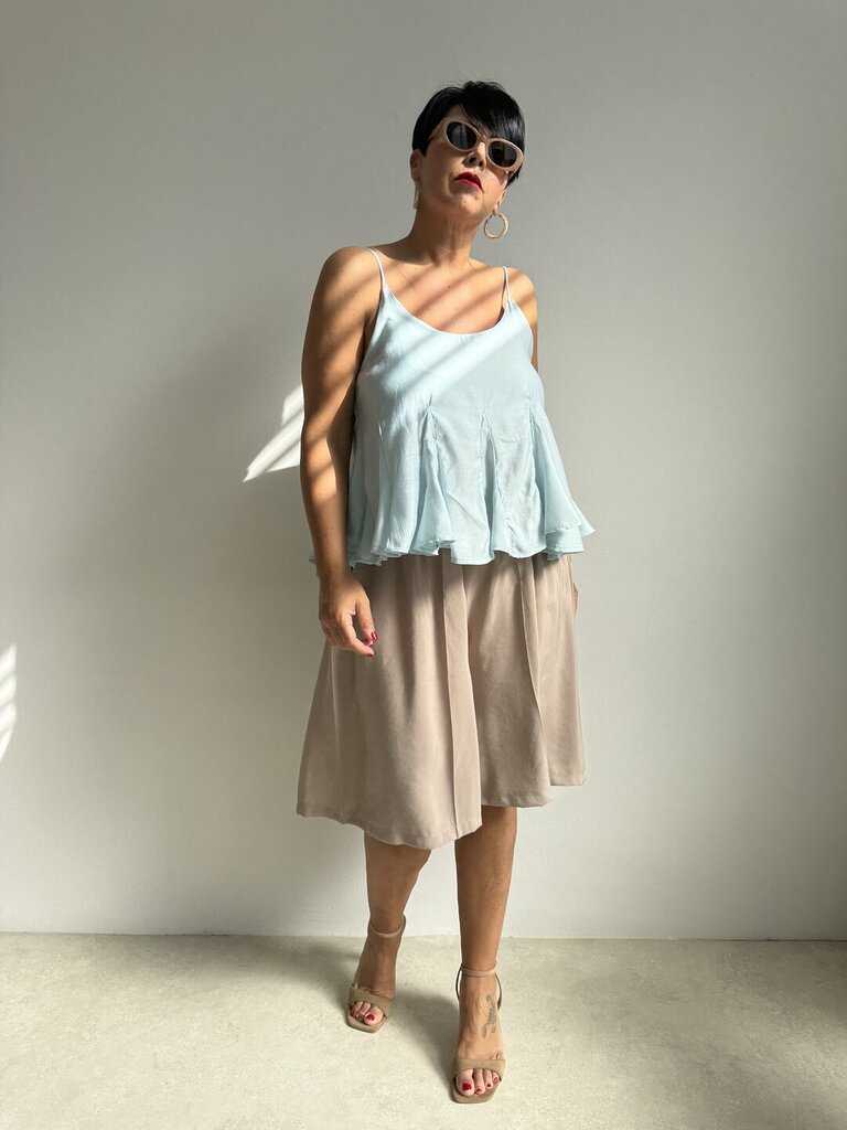 Bermuda Cupro - Beige 
