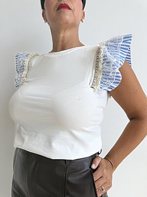 Ts spalla grosgrain