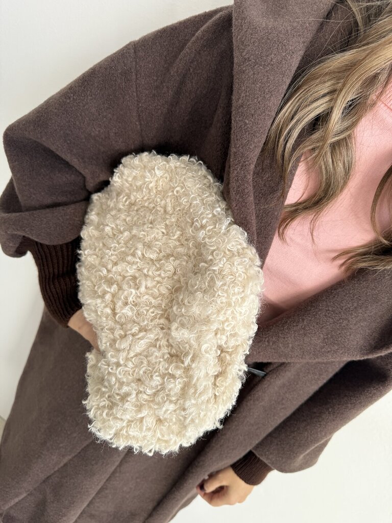 Bag clutch panna riccio 