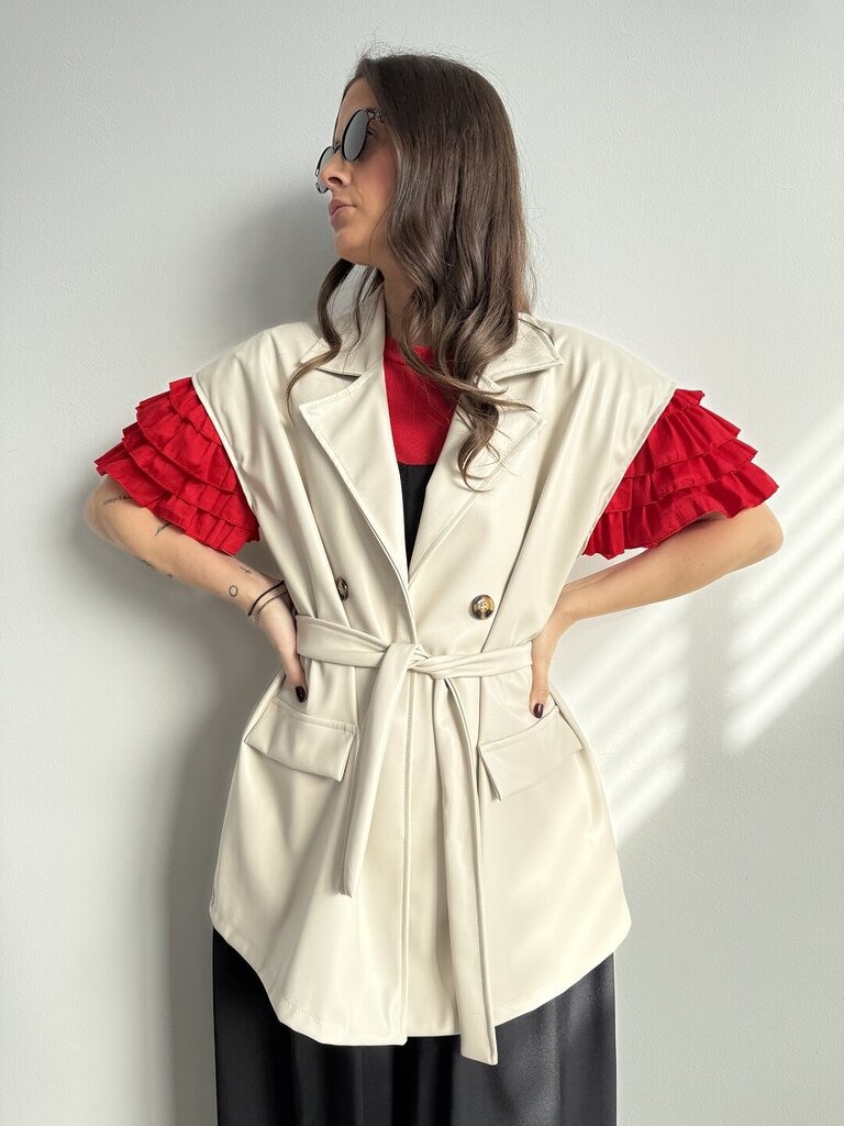 Gilet TinaTurner - Avorio 