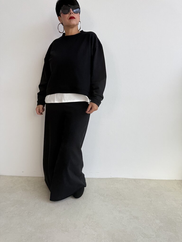 Set panta palazzo Ingrid - Nero 