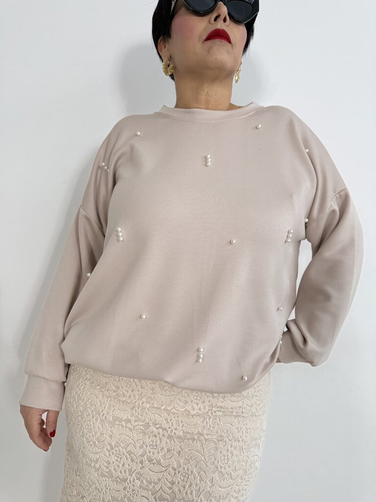 Felpa Perla - Avorio 