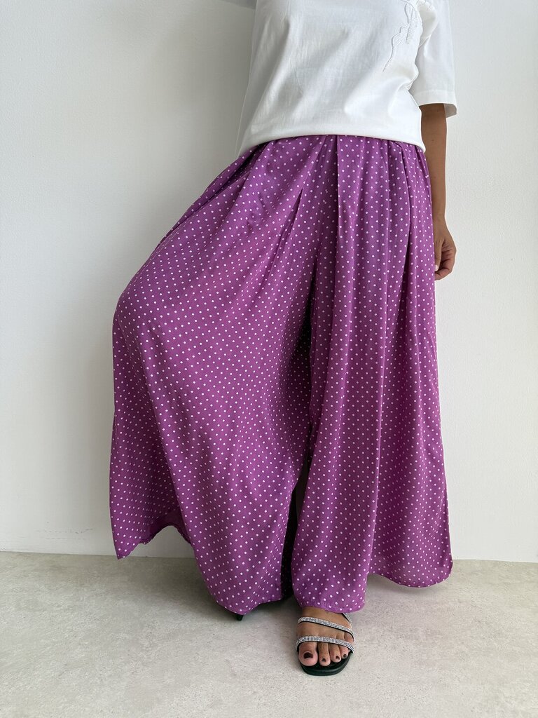 Pantalone ELODIE POIS - Ciclamino 