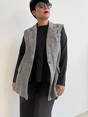 Gilet TWEED SPINATO