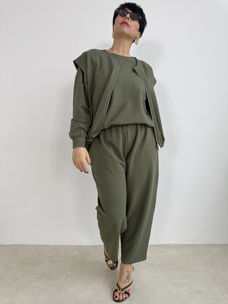 Gilet Set Mirea - verde militare 
