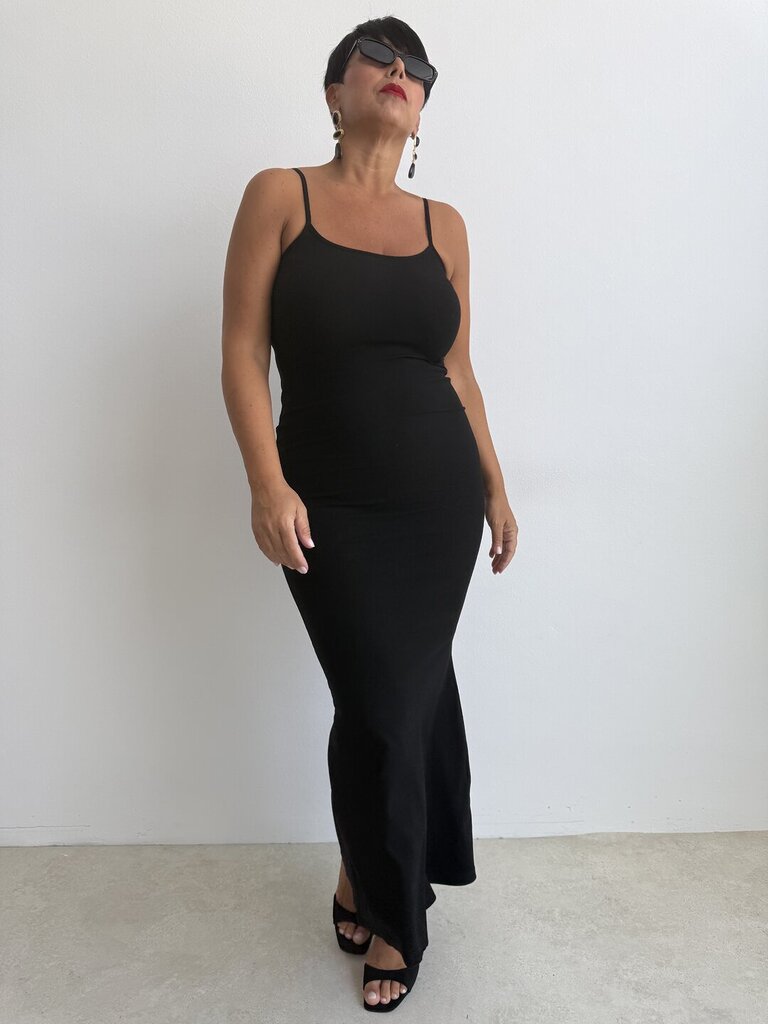 Abito Rita costa stretch - Nero 