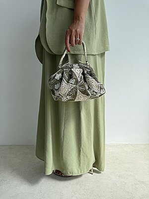 Bag green nuvoletta