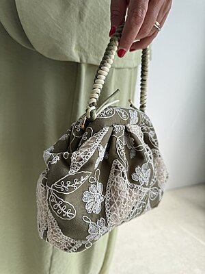 Bag green nuvoletta