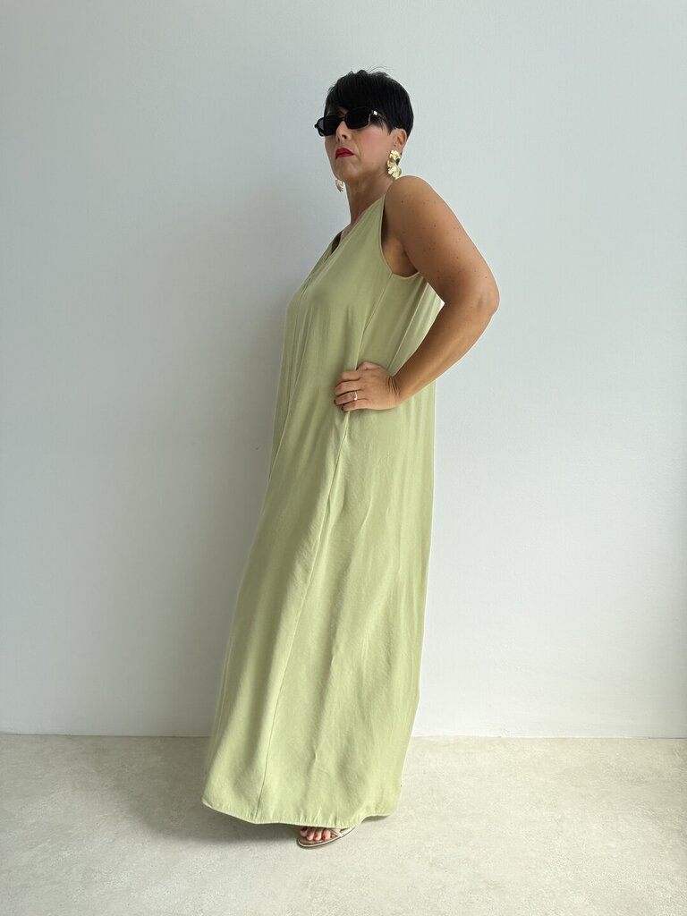 Salopette Cupro - verde mela 
