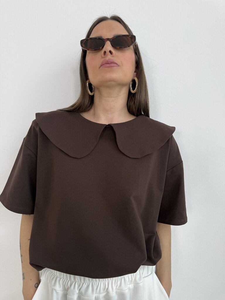 Ts colletto Set Mirea - Marrone 