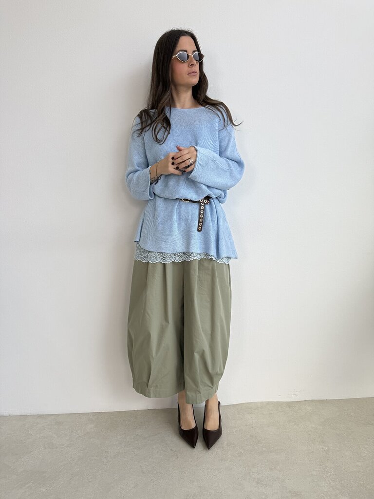 Maglia dobleBella - Celeste 