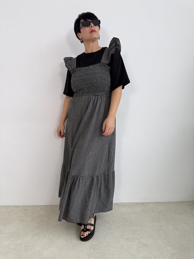 Abito Sweet Vichy - Nero 