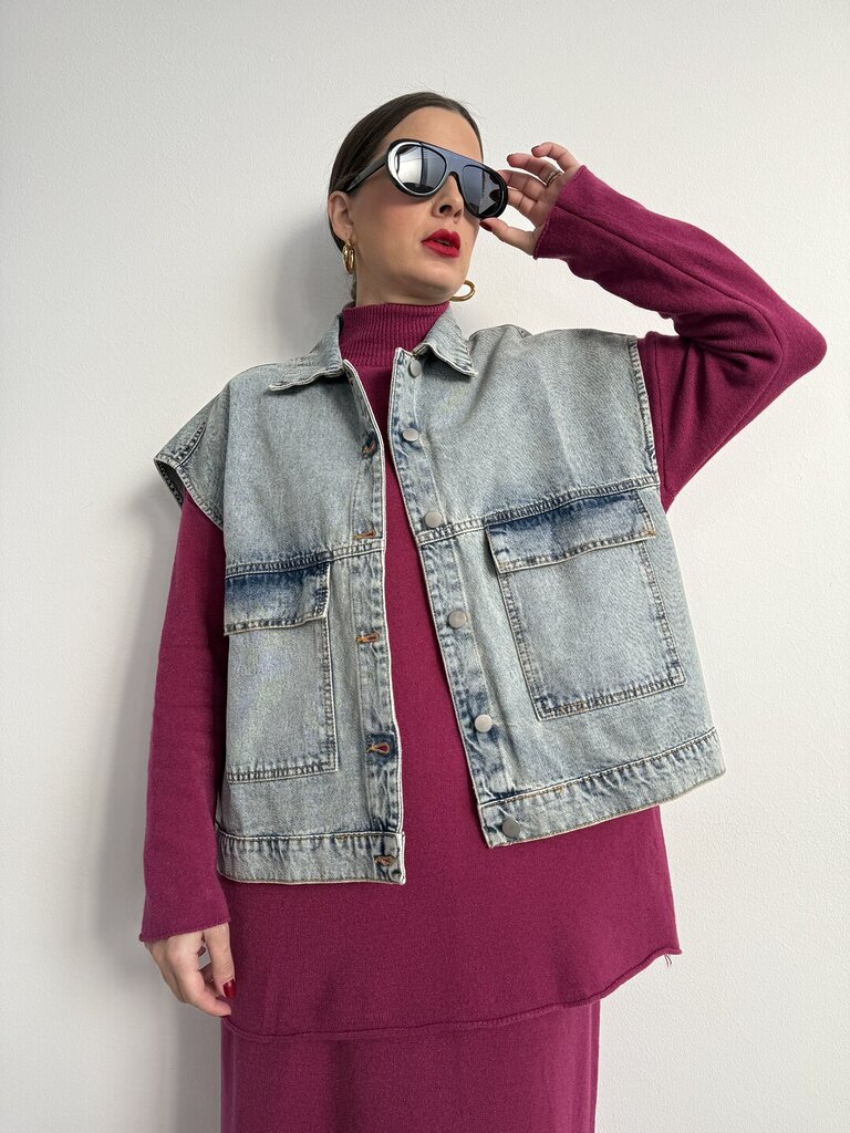 Gilet Box Denim 