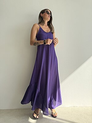 Abito satin POSITANO