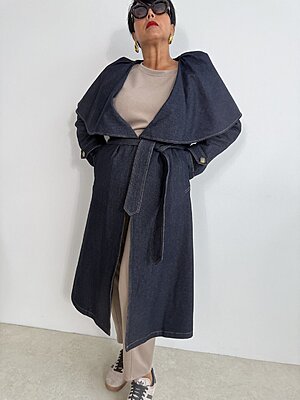 Trench denim BACIO