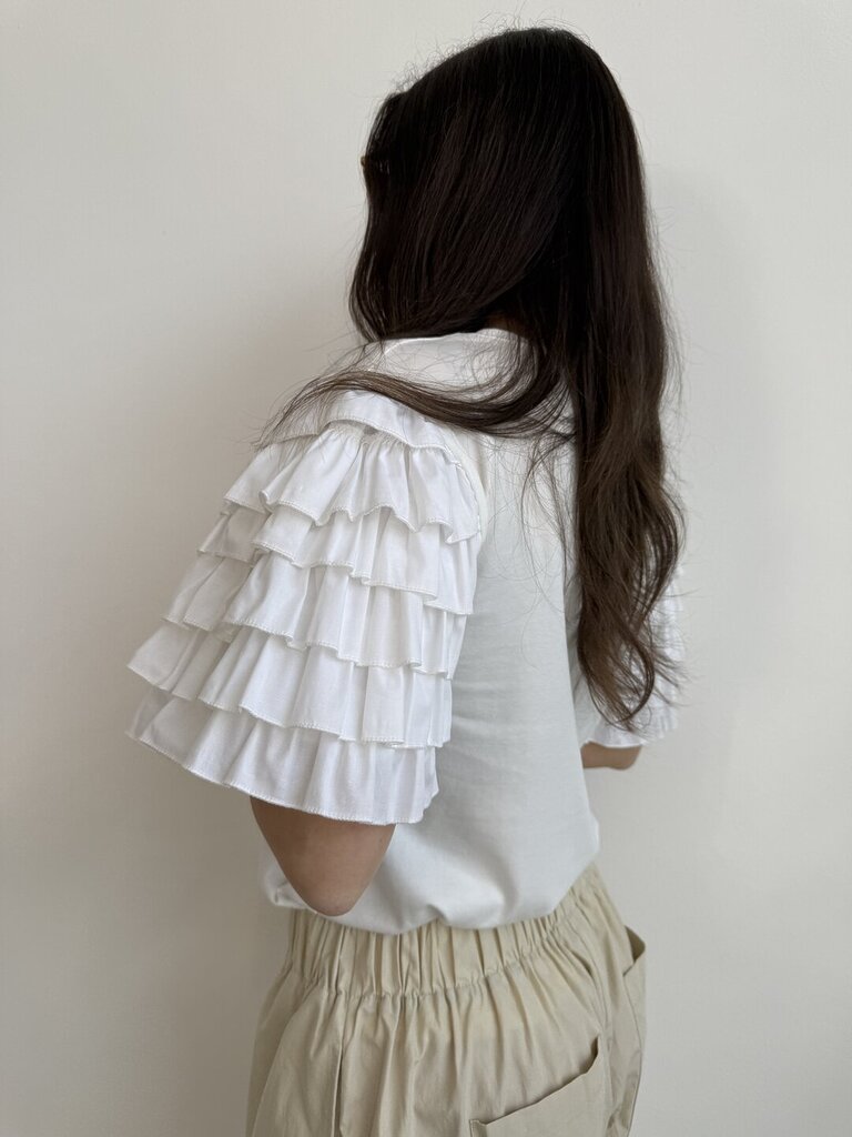 Ts mille rouches manica - Bianco 