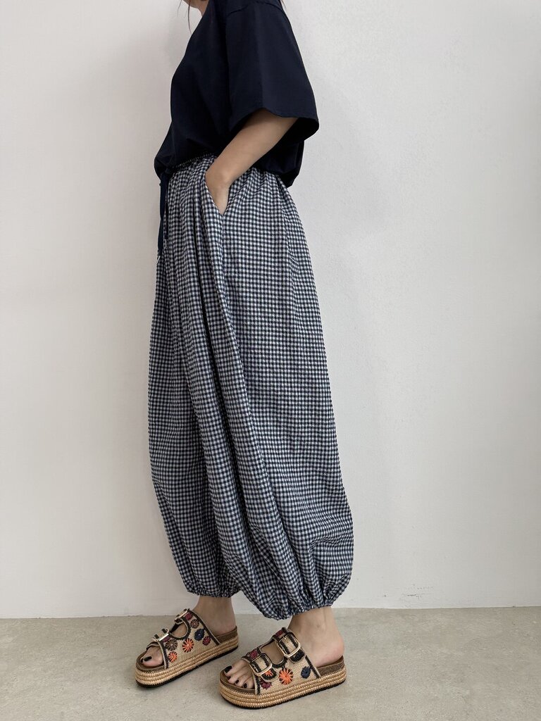 Panta Sweet Vichy - Blu 