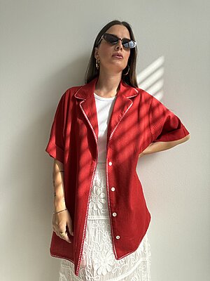 Camicia profilo impuntura