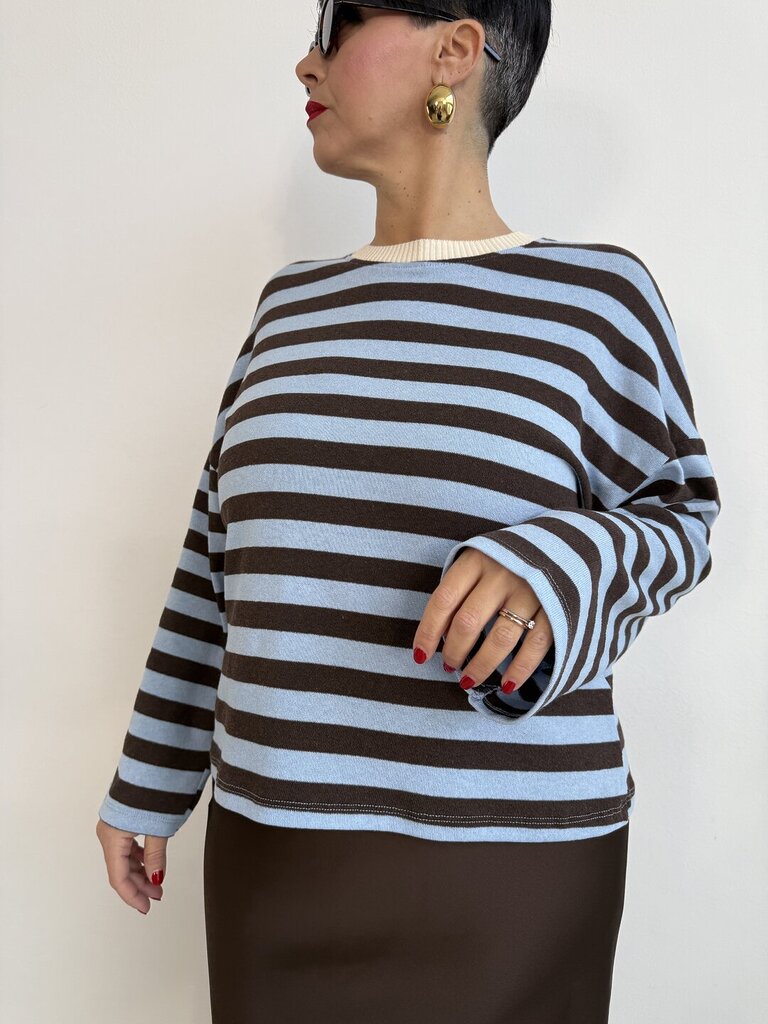 Pull Gtwo cotton riga - Celeste 