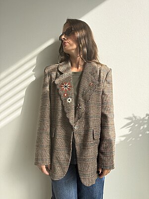 Blazer Rever ricamo