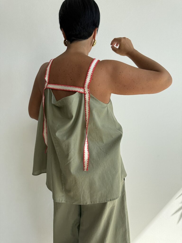 Canotta RAMIE - verde militare 