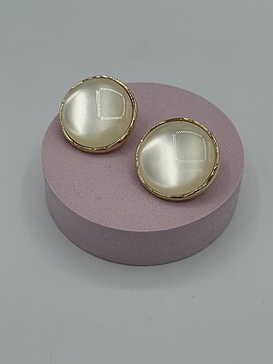 Clip botton madreperla