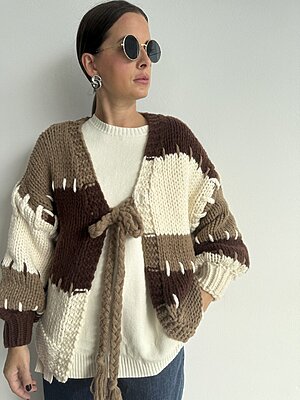 Cardigan maxi rigoni