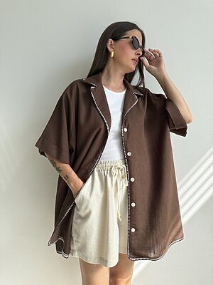 Camicia profilo impuntura