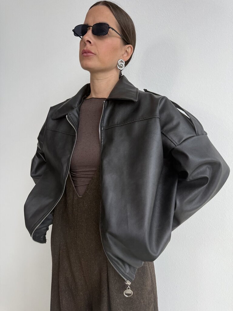 Bomber ecopelle 