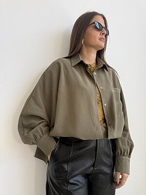Camicia Vivienne armygreen