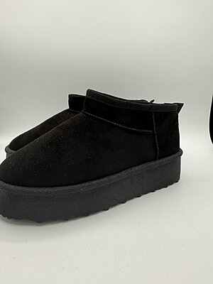 Stivale nero plat mini