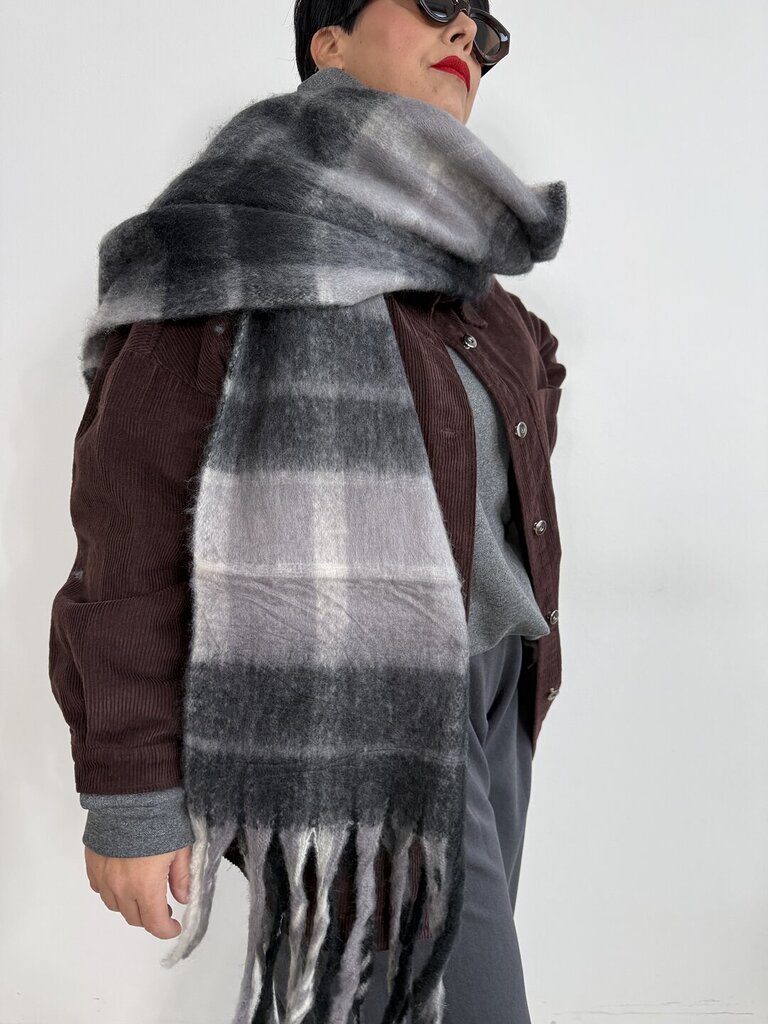 Sciarpone maxi colours - Nero 