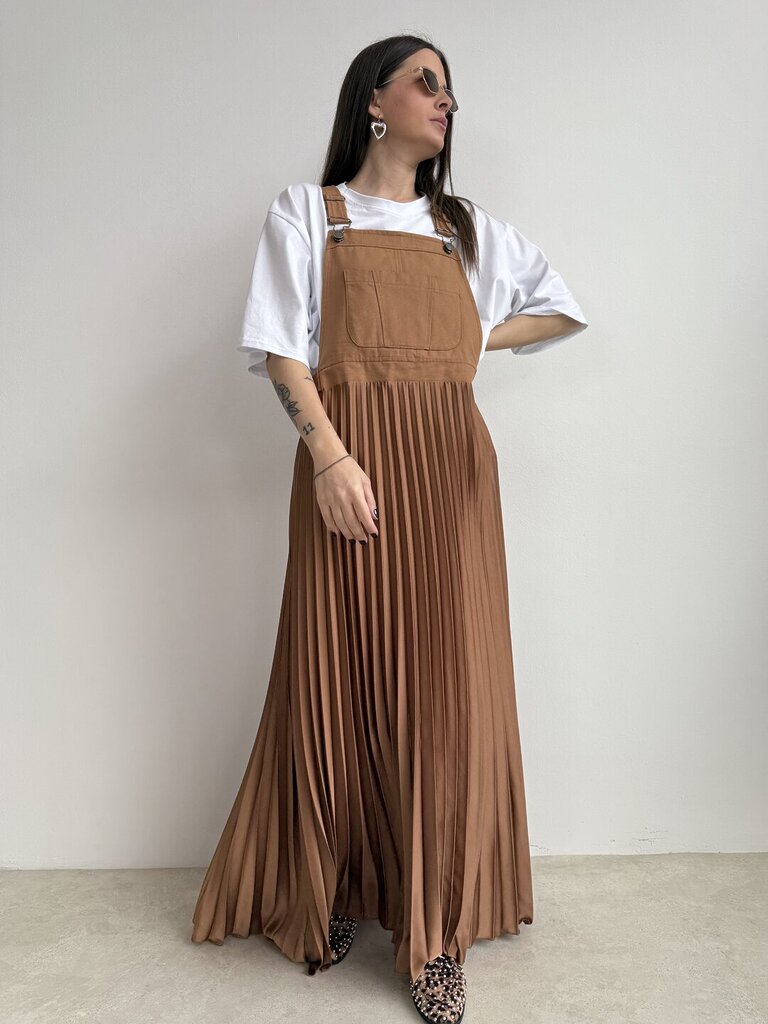 Salopette Plissè Rust 