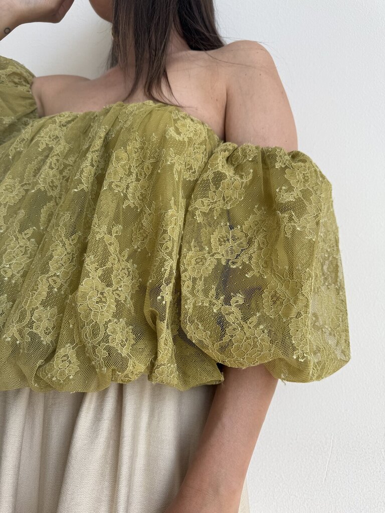 Top pizzo - Verde 