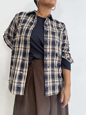 Camicia BORMIO tartan rotture