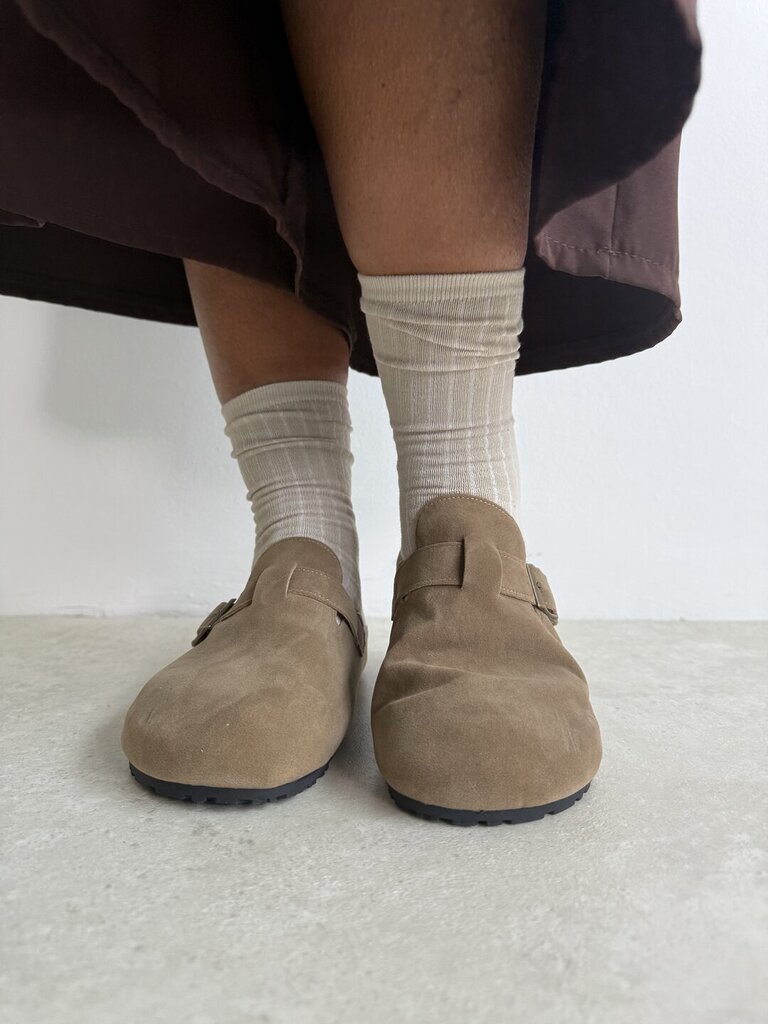 Gambaletto comfort costina - avorio 