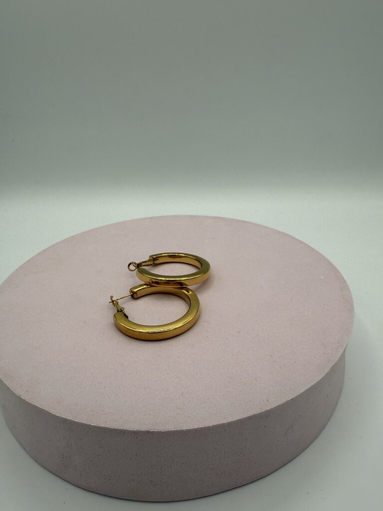 Orecchino CERCHIO SAGOMATO GOLD 
