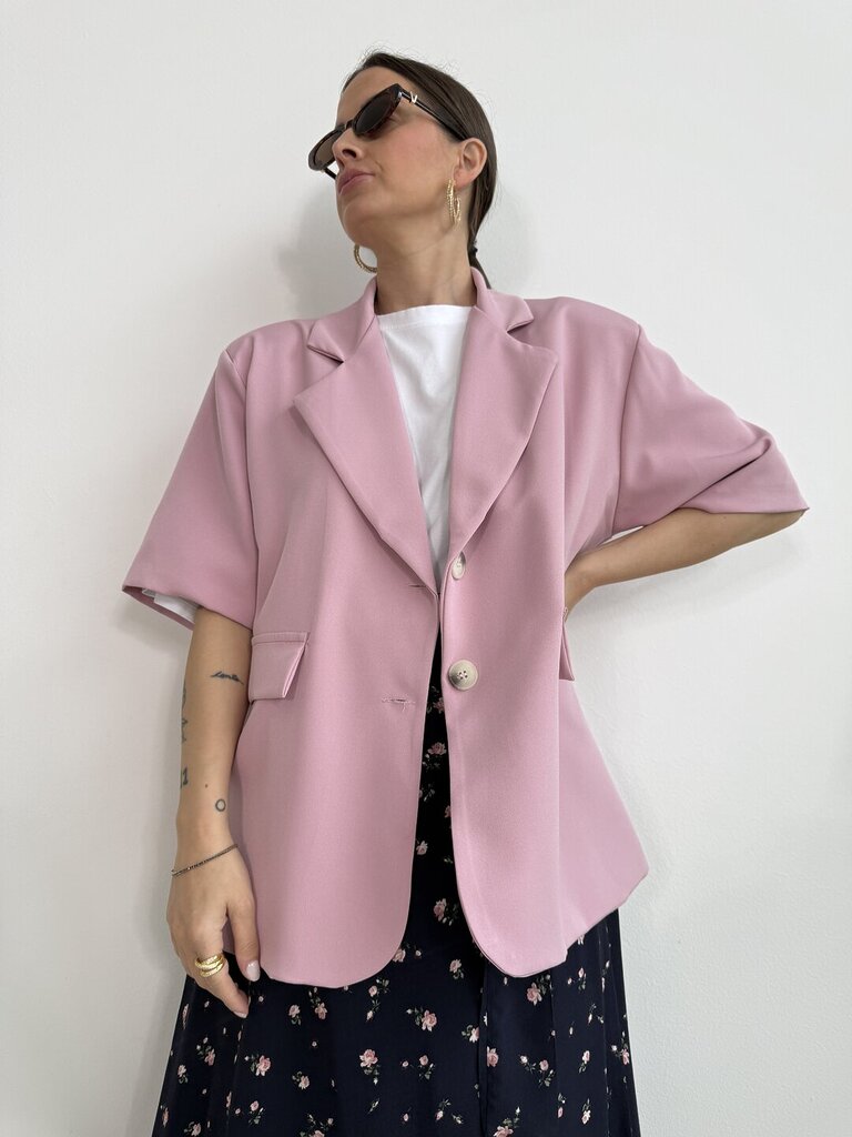Blazer Mimosa m/corta - Rosa 
