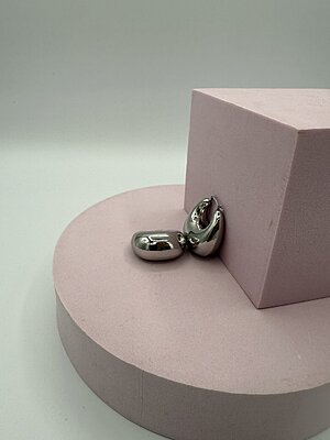 Orecchino MONACHELLA QUADRATA SILVER