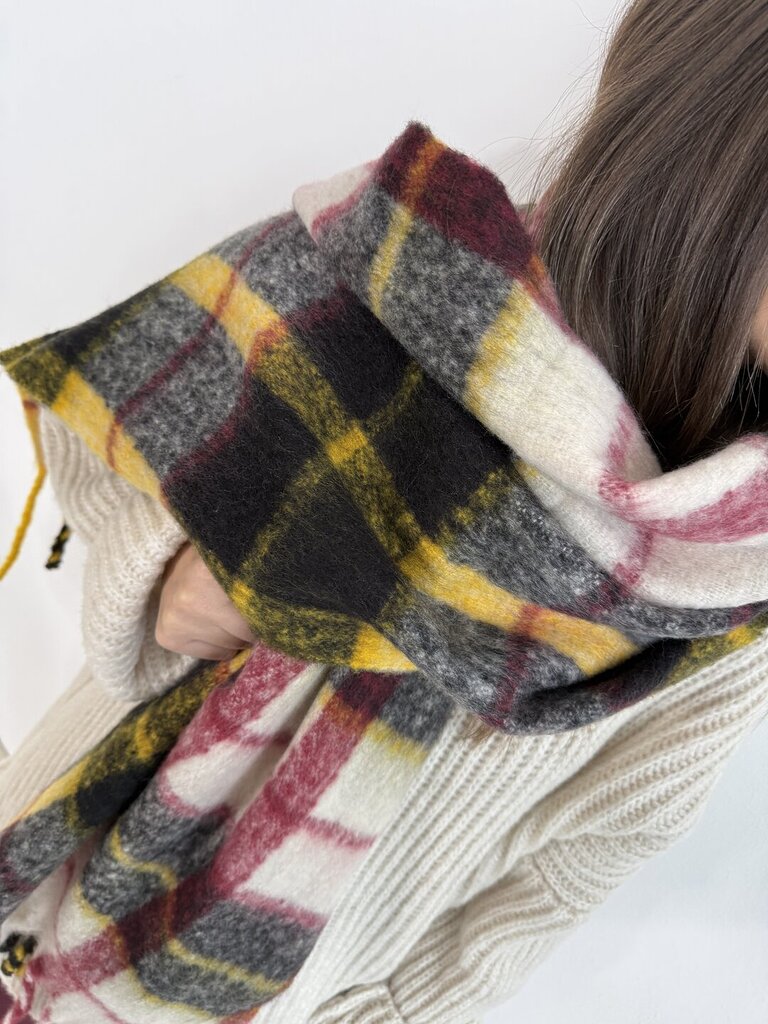 Sciarpone maxi colours - Giallo 