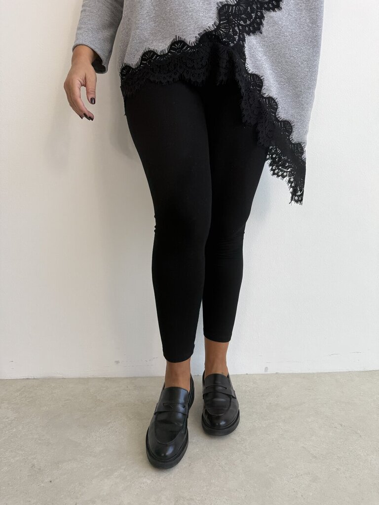 Leggings microfelpato - Nero 