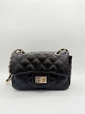 Borsa PARIS trapunto mini nero