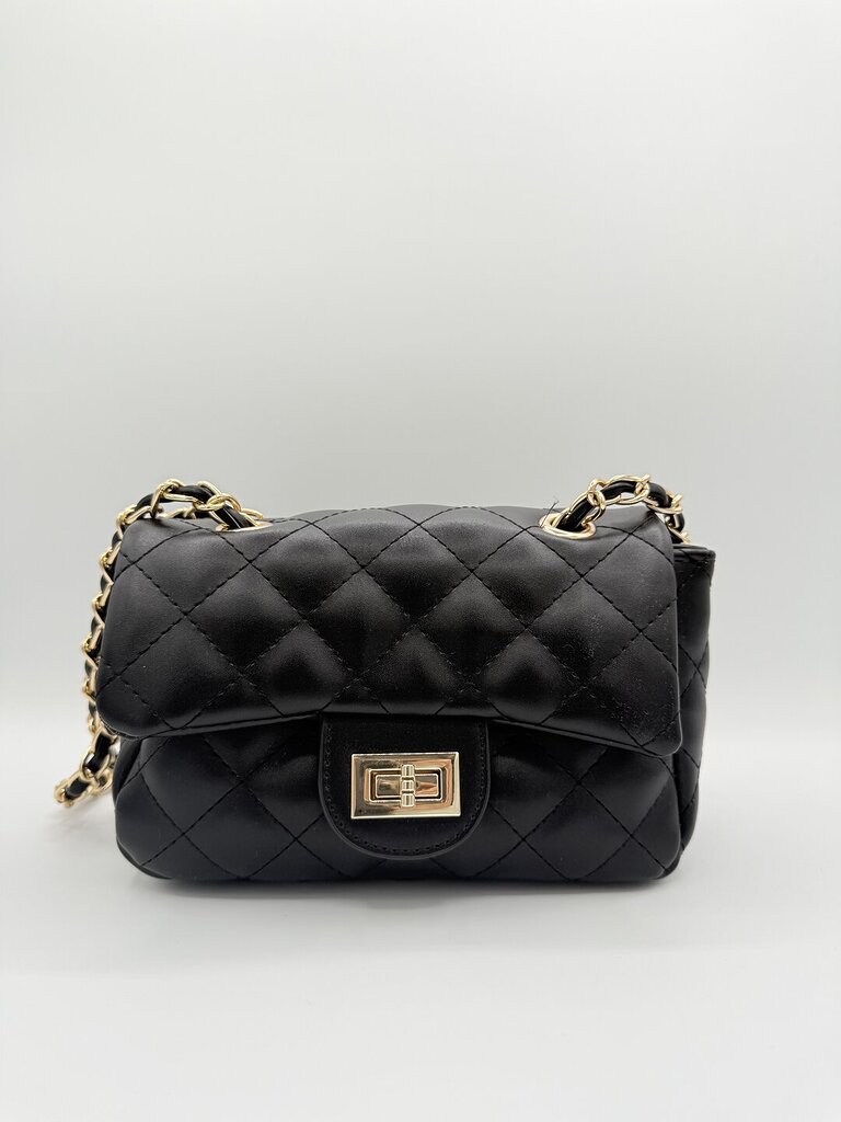 Borsa PARIS trapunto mini nero 