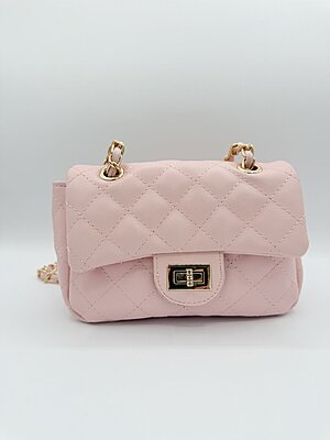 Borsa PARIS trapunto mini rosa